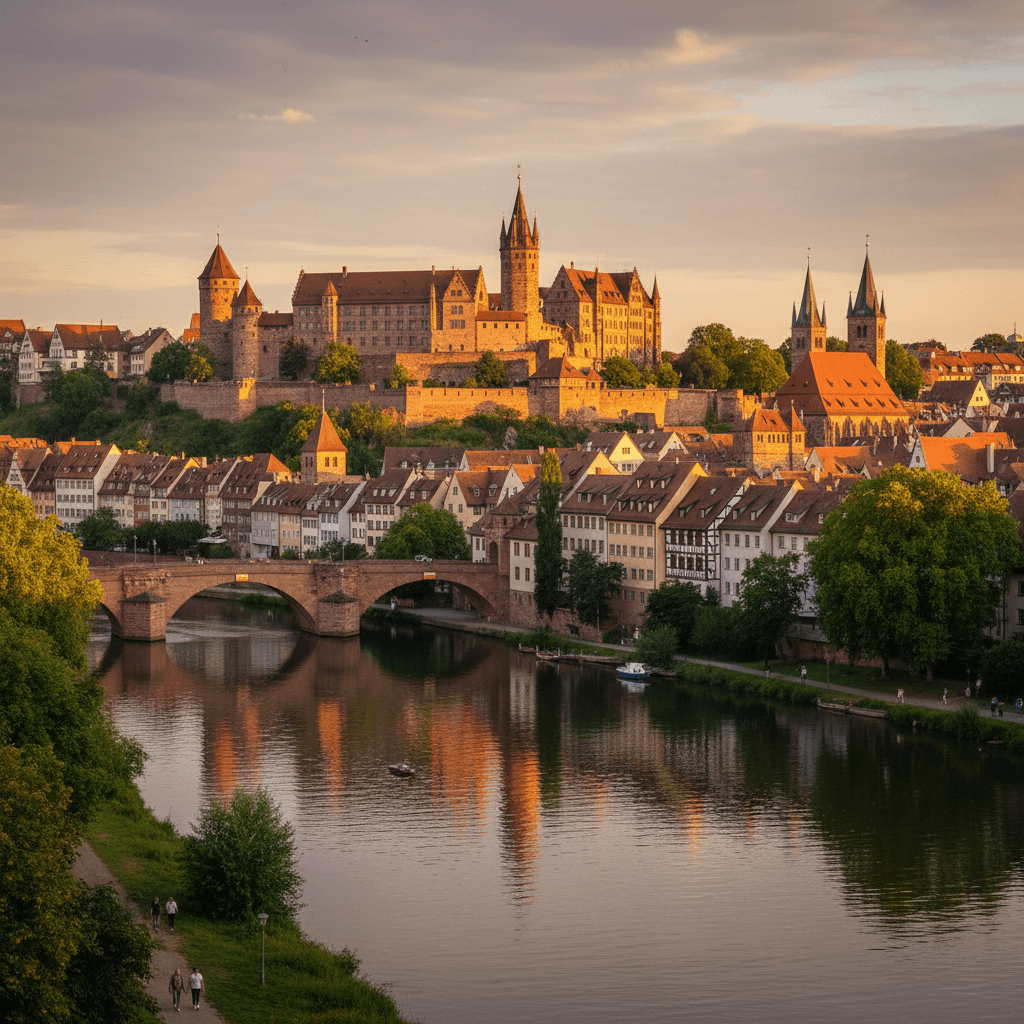 Stadtansicht Nürnberg